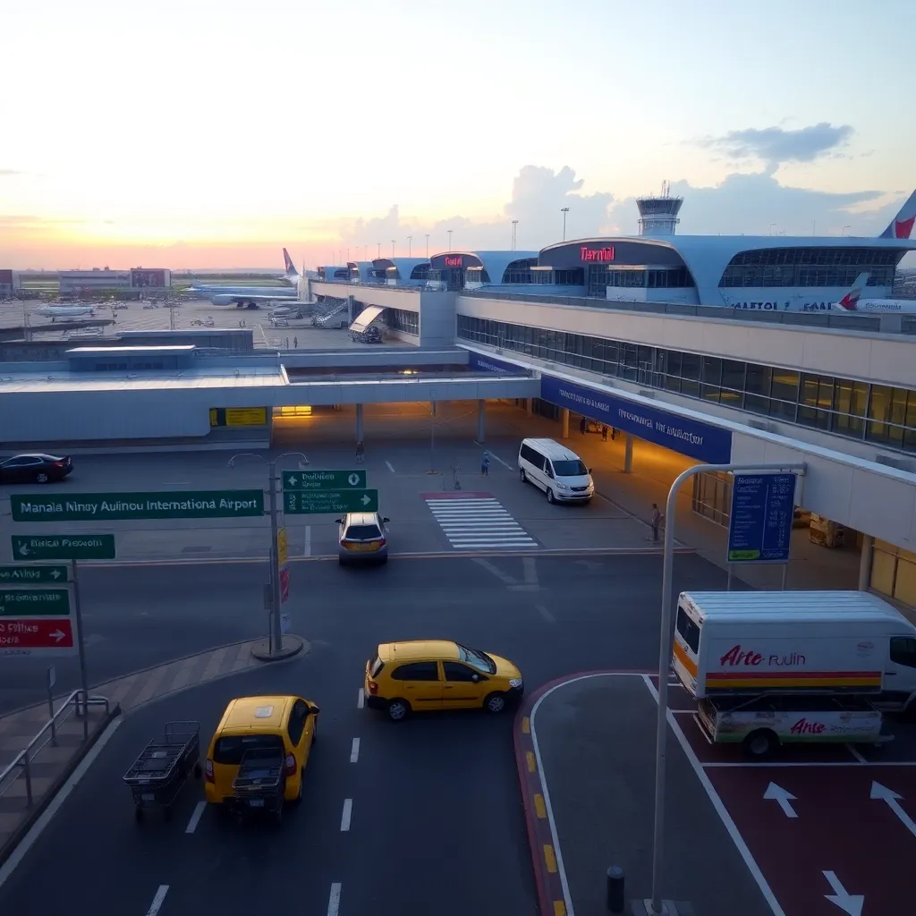 마닐라 공항 픽업 절차 흐름